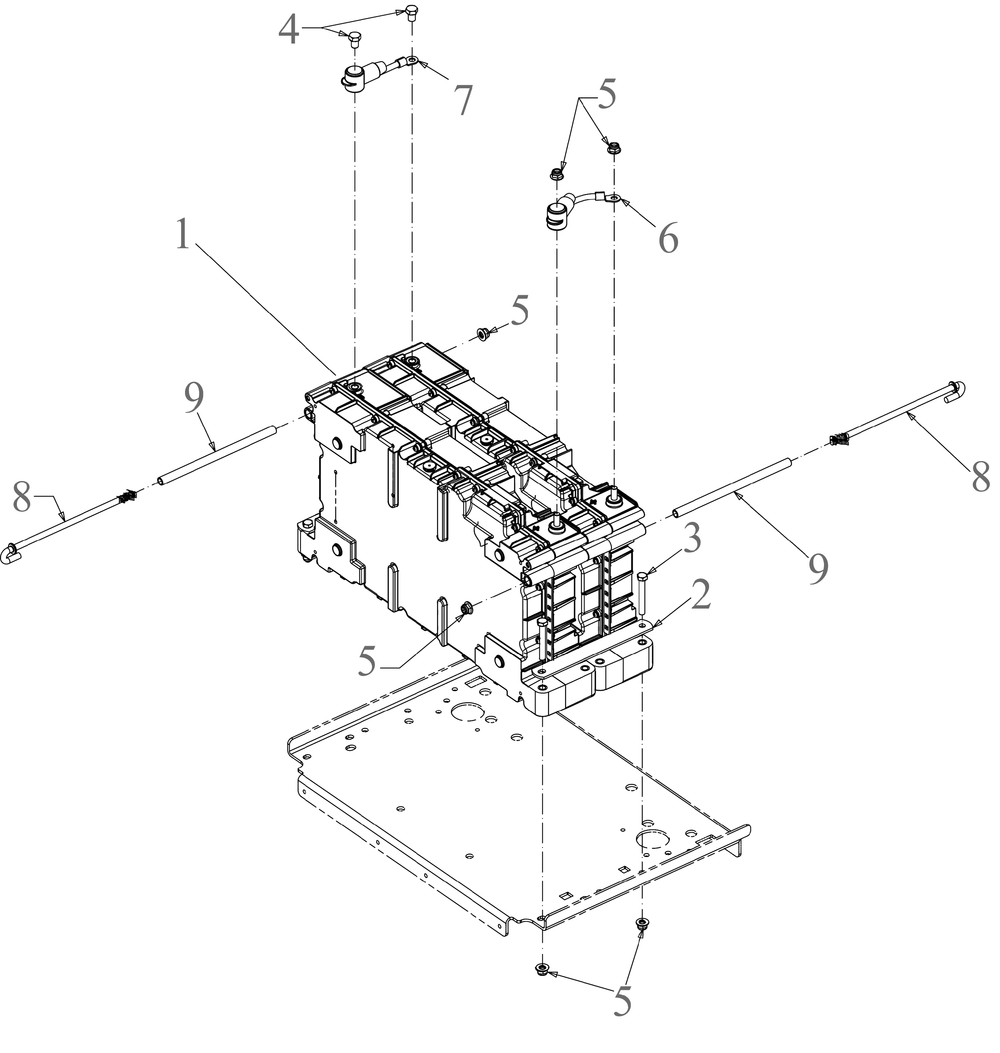 Battery Diagram and Parts List for ZT1-42E (34BBA2CS710)(2022) Cub Cadet Lawn Tractor